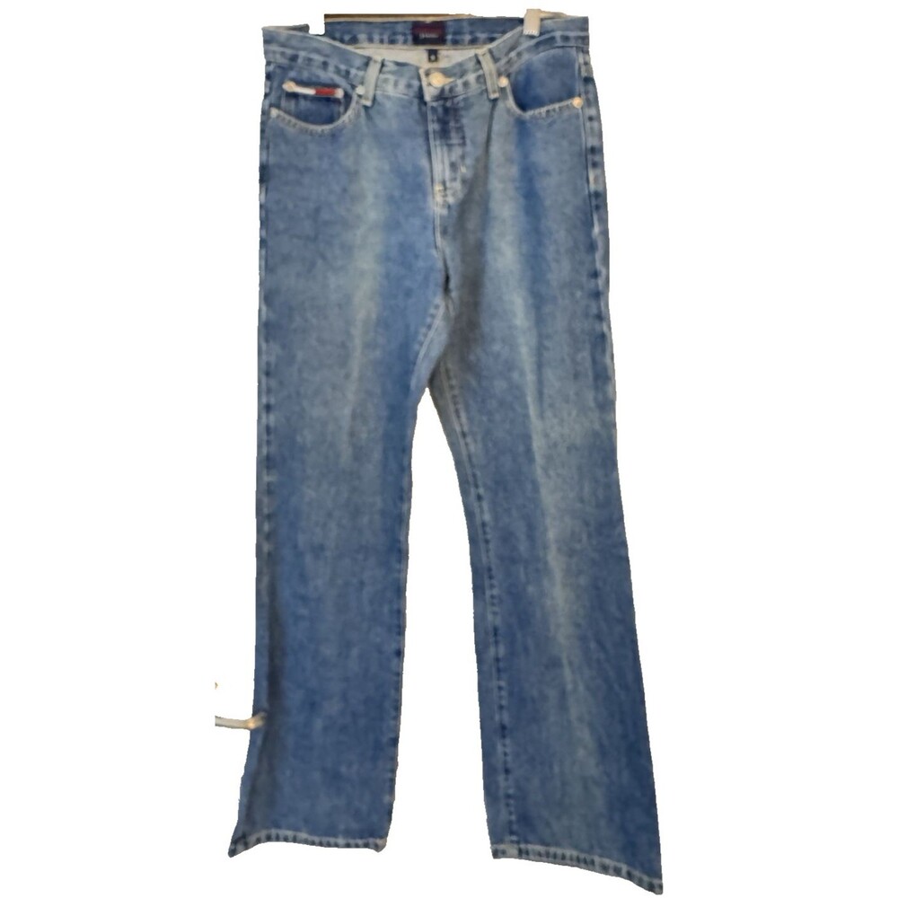 Vintage Tommy Hilfiger Denim Bootcut Mid-Rise Size 9 Americana Casual Mom Jean